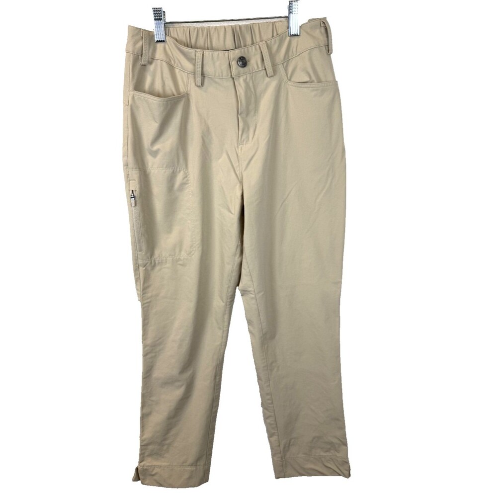 Willit Women Tan Sz XS Nylon Spandex Stretch Pants Casual Outdoor Hiking